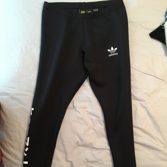 adidas track pants with japanese writing